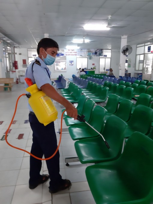 Trang bị hệ thống phun sương phun Cloramin B