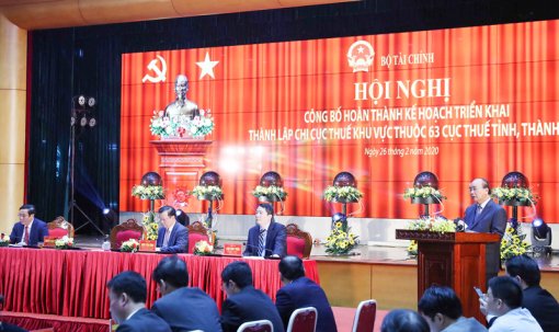 Ngành Thuế hoàn thành Kế hoạch hợp nhất các Chi cục Thuế