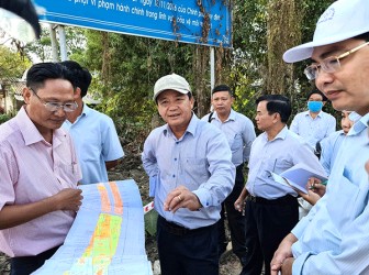 Tập trung phương tiện, đẩy nhanh tiến độ thi công đường nối Cách Mạng Tháng Tám đến đường tỉnh 918