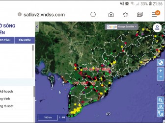 Cập nhật, hoàn thiện bản đồ sạt lở vùng ĐBSCL