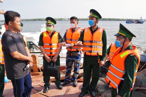 Cà Mau: Tăng cường phòng chống dịch COVID -19 trên tuyến biên giới biển