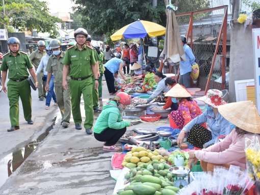 Lập lại trật tự an toàn giao thông

khu vực chợ