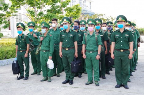 Tăng cường lực lượng phòng chống dịch COVID-19 ở tuyến biên giới Việt Nam-Campuchia