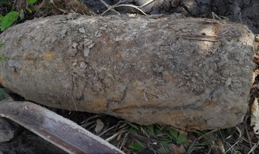 Cà Mau: Phát hiện quả bom lớn trong rừng U Minh hạ