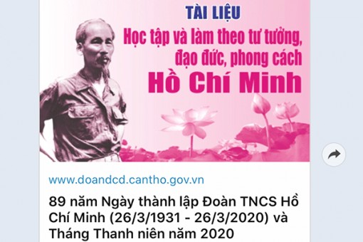 Ứng dụng công nghệ thông tin trong công tác Đoàn