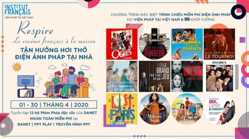 Tận hưởng hơi thở điện ảnh Pháp tại nhà trong mùa dịch