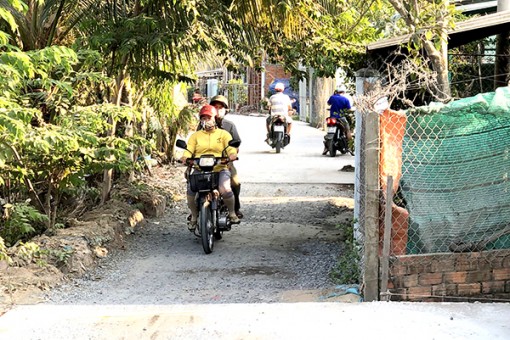 Mở rộng đường nhưng còn vướng 1 hộ chưa bàn giao mặt bằng