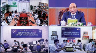 Thủ tướng dự khai trương nền tảng hỗ trợ khám chữa bệnh từ xa và ứng dụng phòng chống COVID-19