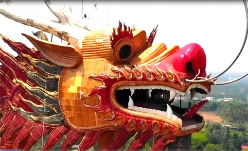 Khám phá Wat Samphran - “đền rồng” linh thiêng của Thái Lan