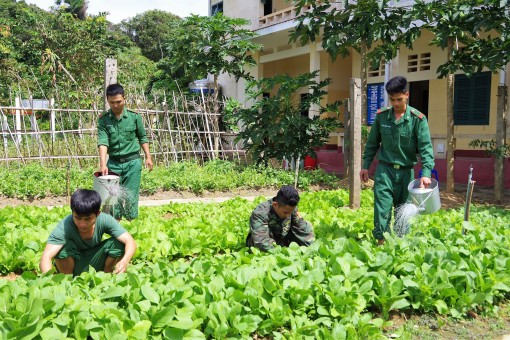 Tăng gia sản xuất

trên các đảo tiền tiêu