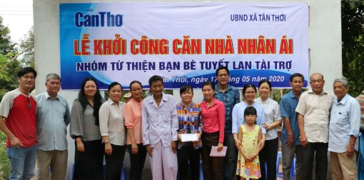 Báo Cần Thơ khởi công căn nhà nhân ái

cho hộ nghèo ở xã Tân Thới, huyện Phong Điền
