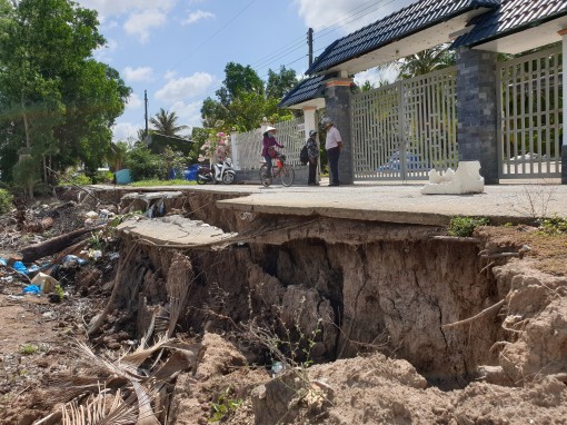 Báo động đỏ tình trạng sụp lún ở U Minh Thượng