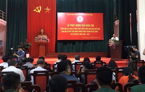 Phát động Giải báo chí về thảm họa da cam ở Việt Nam