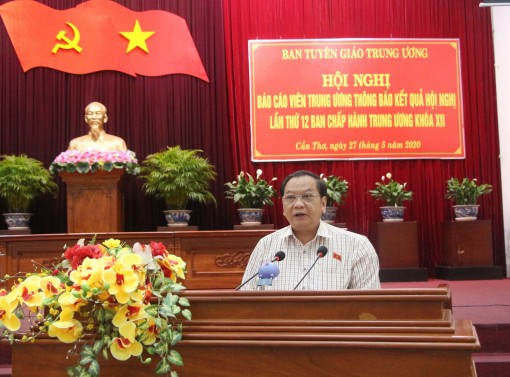 Thông báo kết quả Hội nghị lần thứ 12 của Ban Chấp hành Trung ương Đảng