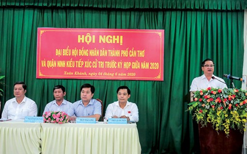 Cử tri kiến nghị nhiều vấn đề liên quan môi trường, mỹ quan đô thị