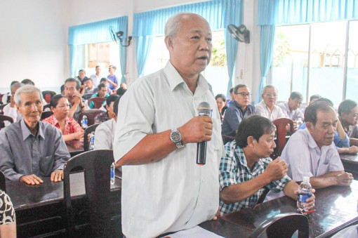 Cử tri Cái Răng và Cờ Đỏ kiến nghị nhiều vấn đề

quan tâm, bức xúc