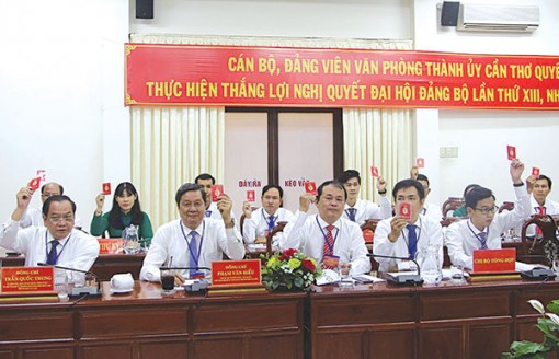 Nêu cao tinh thần trách nhiệm, thực hiện tốt công tác tham mưu cho Thành ủy