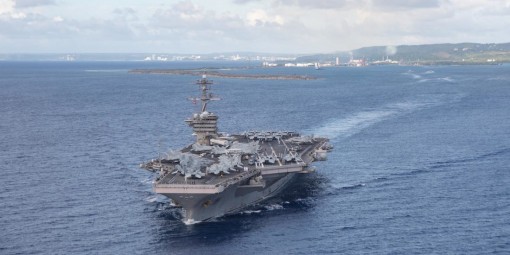 Trung Quốc hậm hực vì tàu sân bay Mỹ trên Thái Bình Dương