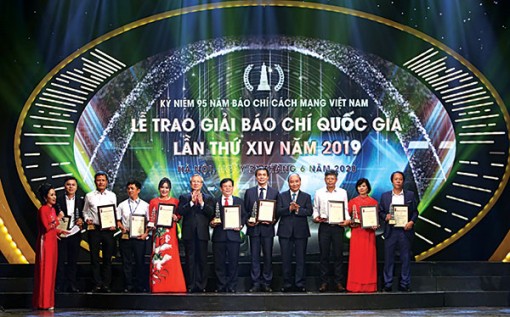 Trao Giải Báo chí quốc gia lần thứ XIV, năm 2019