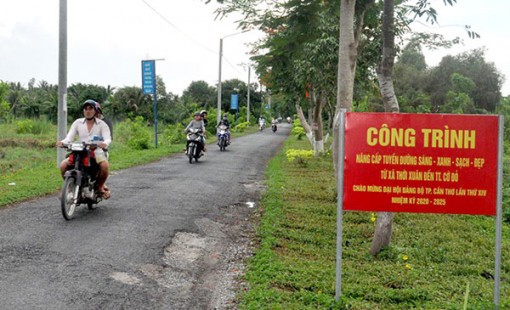 Nhiều công trình chào mừng đại hội Ðảng các cấp