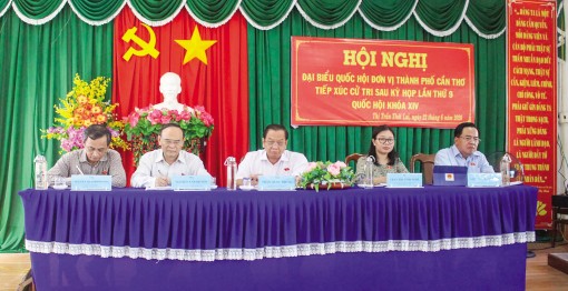 Đại biểu Quốc hội đơn vị TP Cần Thơ

tiếp xúc cử tri Thới Lai và Bình Thủy