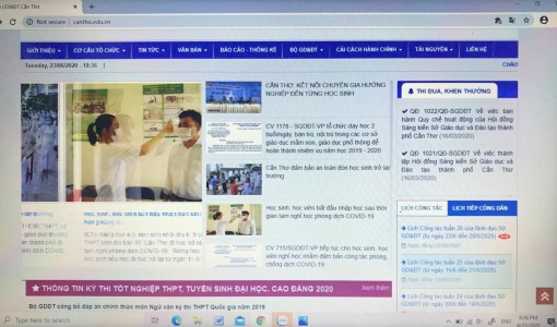 Phát hiện trang Facebook mạo danh Sở Giáo dục và Đào tạo TP Cần Thơ