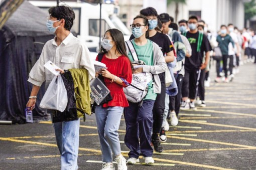 Gần 11 triệu học sinh Trung Quốc thi đại học