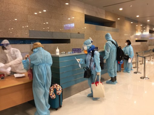 Cảng Hàng không quốc tế Cần Thơ đón 241 công dân từ Philippines về nước