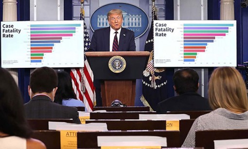 Ông Trump đổi giọng về COVID-19