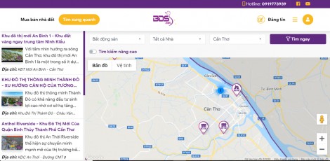 Startup Việt ra mắt nền tảng kết nối bất động sản và người dùng dựa trên giải pháp bản đồ số