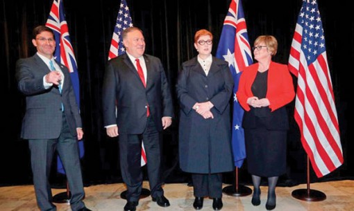 Mỹ, Úc khẳng định các tuyên bố chủ quyền tại Biển Ðông phải được giải quyết theo luật pháp quốc tế