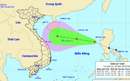 Áp thấp nhiệt đới trên Biển Đông