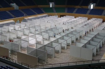 Bệnh viện dã chiến 700 giường tại Đà Nẵng cơ bản đã hoàn thành