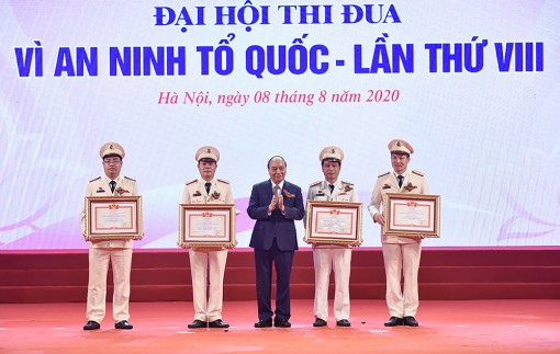 Lực lượng Công an lấy kết quả công tác và phục vụ nhân dân là mục tiêu thi đua