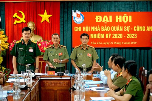 Ðại hội Chi hội Nhà báo Công an - Quân sự thành phố nhiệm kỳ 2020 - 2023