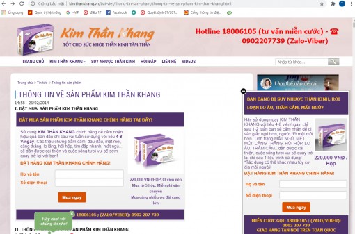 3 thực phẩm bảo vệ sức khỏe vi phạm về quảng cáo