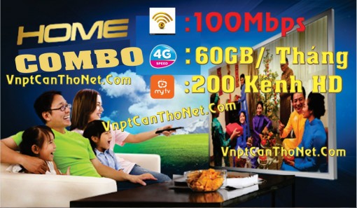 VNPT CẦN THƠ Khuyến mãi: Lắp đặt WiFi Cáp quang tặng 60GB 4g/ tháng – 50 phút ngoại mạng/ tháng