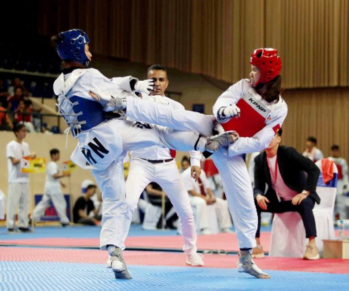 Taekwondo Vĩnh Long khẳng định thế mạnh