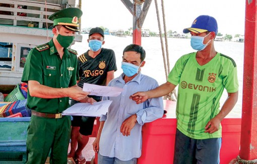 Bộ đội Biên phòng Cà Mau tăng cường phòng chống dịch COVID-19