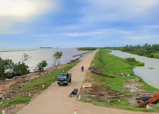 Cà Mau chỉ đạo thực hiện kết luận kiểm toán về dự án nâng cấp đê biển