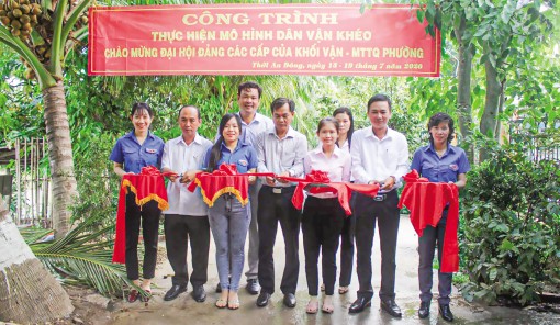 Bình Thủy: Đổi thay ở các công trình đầu tư từ nguồn vốn xã hội hóa