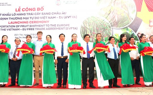 Công bố lô trái cây đầu tiên đi châu Âu theo EVFTA