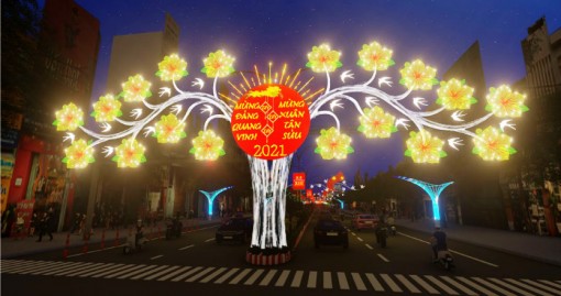 Lấy ý kiến về thiết kế  Đường đèn

nghệ thuật TP Cần Thơ năm 2021