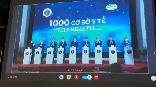 Khánh thành kết nối 1.000 cơ sở y tế khám chữa bệnh từ xa