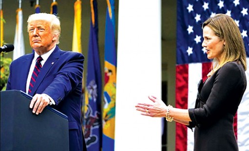 Bà Barrett được đề cử thẩm phán Tòa án Tối cao Mỹ