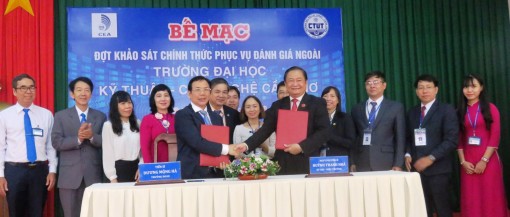 Bế mạc thực hiện đánh giá ngoài tại Trường Đại học Kỹ thuật - Công nghệ Cần Thơ