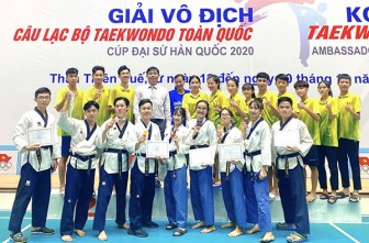 Taekwondo Cần Thơ đoạt 9 huy chương quốc gia