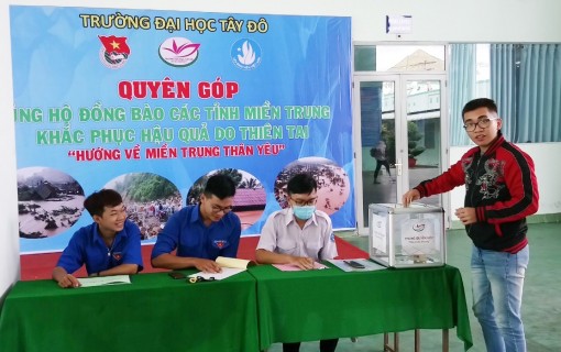 Tuổi trẻ Cần Thơ phát động quyên góp ủng hộ đồng bào miền Trung