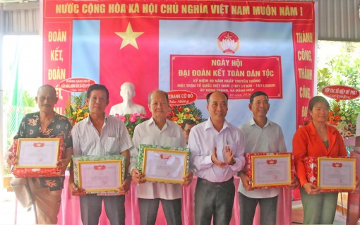 Chung sức xây dựng quê hương