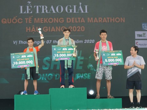 Khoảng 7.200 vận động viên tham gia giải quốc tế Mekong Delta Marathon Hậu Giang năm 2020